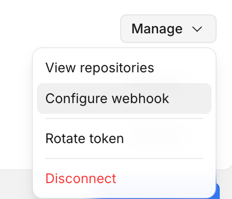 Configure Webhook