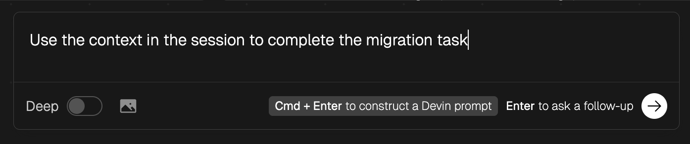 Ask Devin Prompt Request