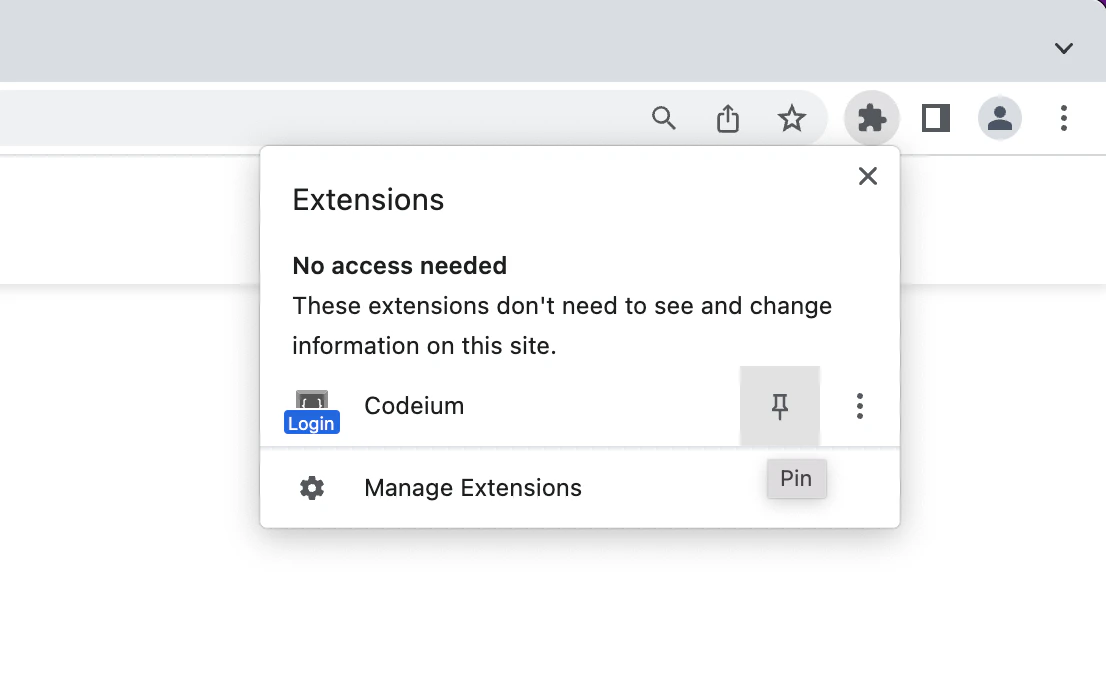 Pin extension