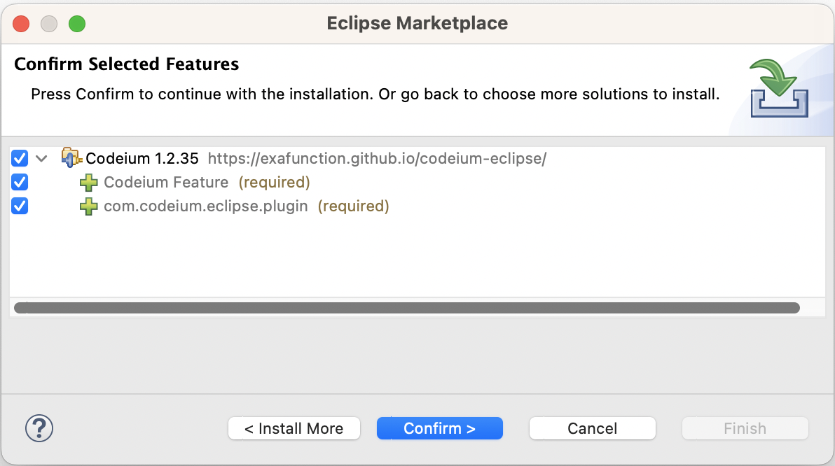 Windsurf Plugins (formerly Codeium) official interface or feature example