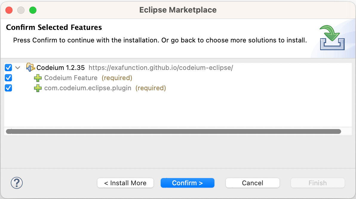 Windsurf Plugins (formerly Codeium) official interface or feature example