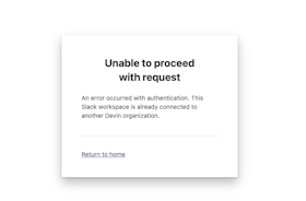 Slack error