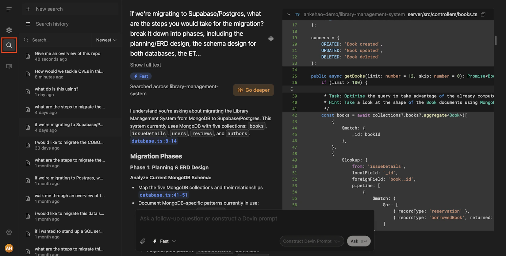 Your First Session - Devin Docs