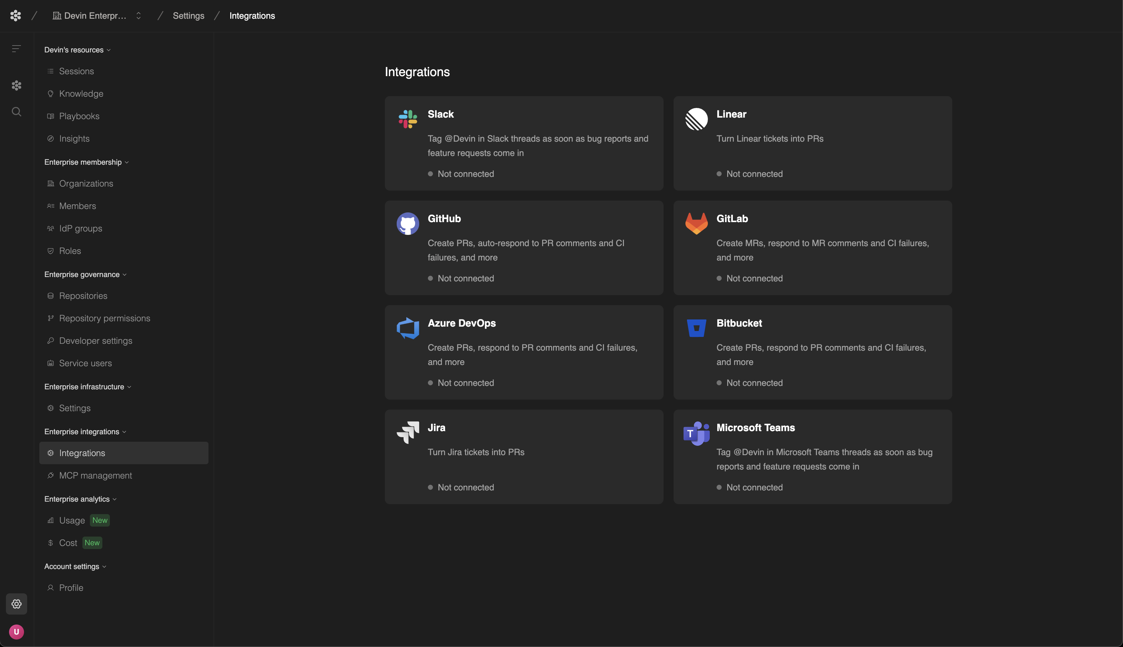 Enterprise Integrations