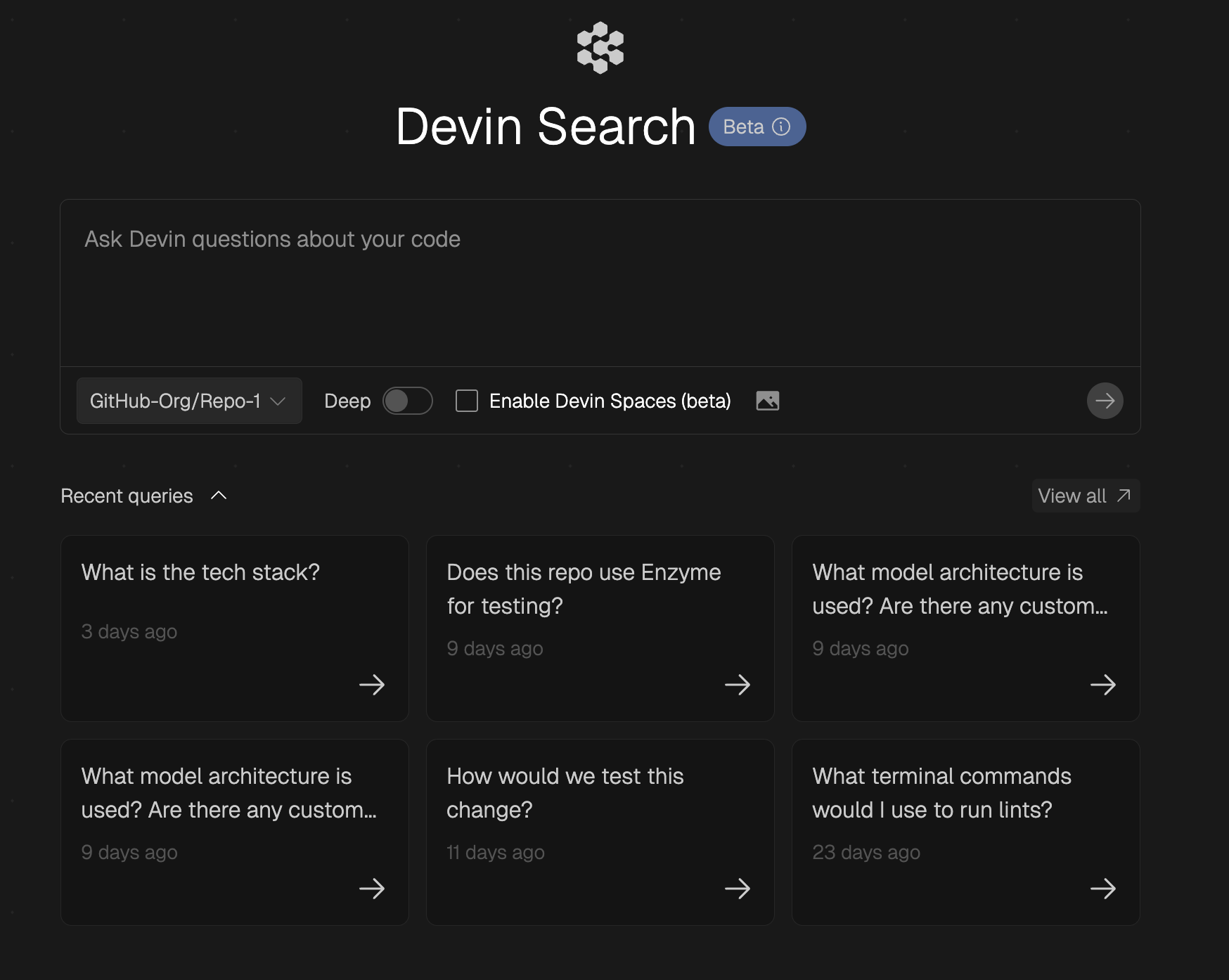Ask Devin Input