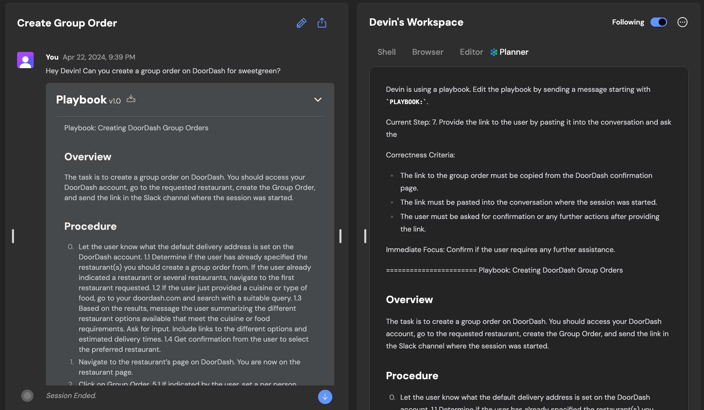 Playbook Api Creating Playbooks - Devin Docs