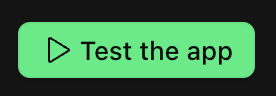 Test the app button