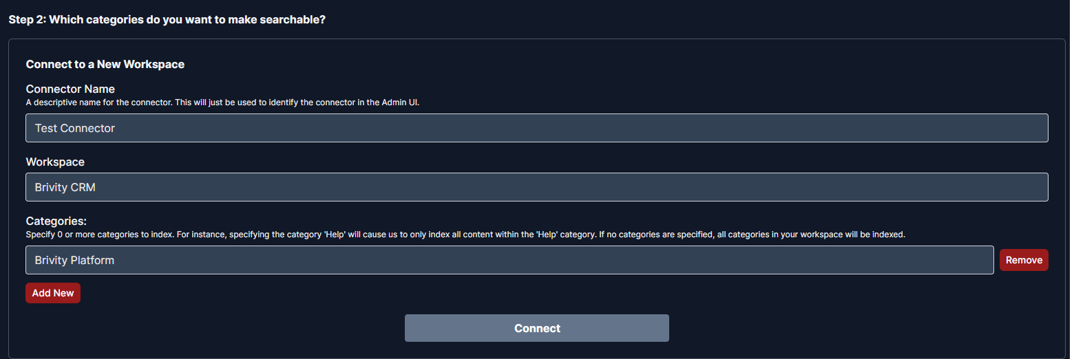 Document360 connector authentication