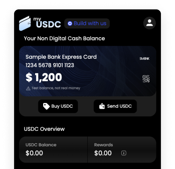 USDC payments app
