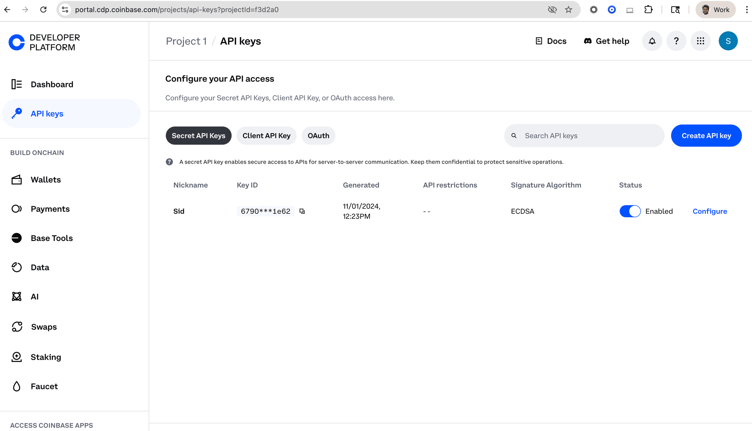 Generate Api Key Coinbase App Getting Started with Coinbase App - Coinbase Developer Documentation