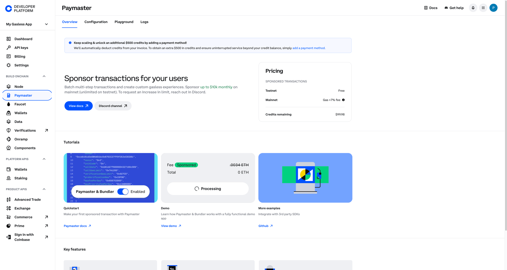 Cdp Coin Gasless Transactions on Base using CDP Paymaster - Coinbase Developer ...
