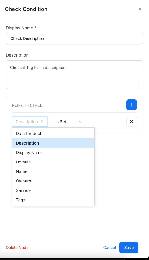 Check Condition Node