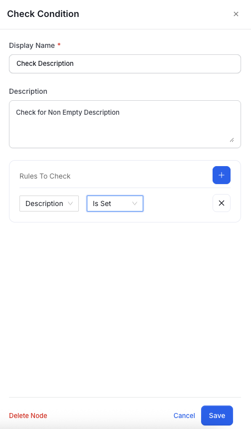 Check Condition Node