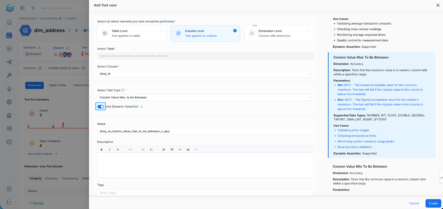 Manual Configuration of Tests