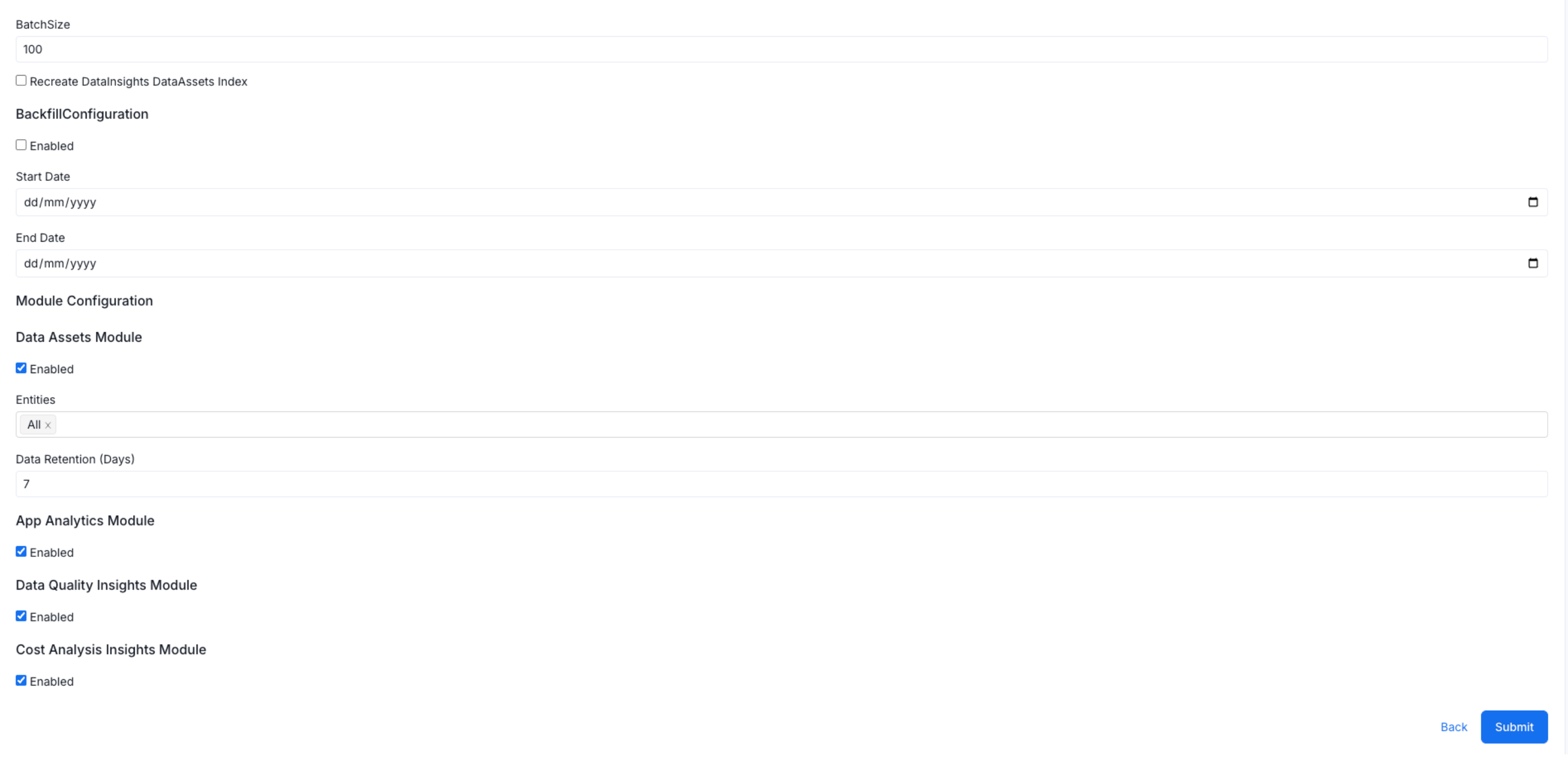 Schedule Data Insights