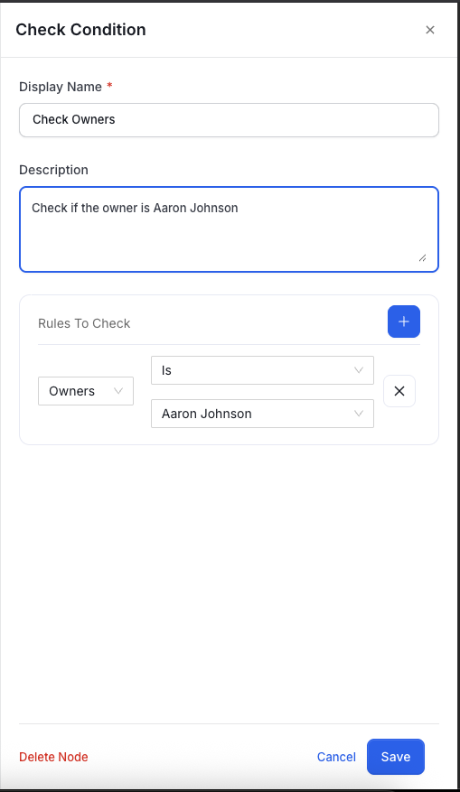 Check Condition Node