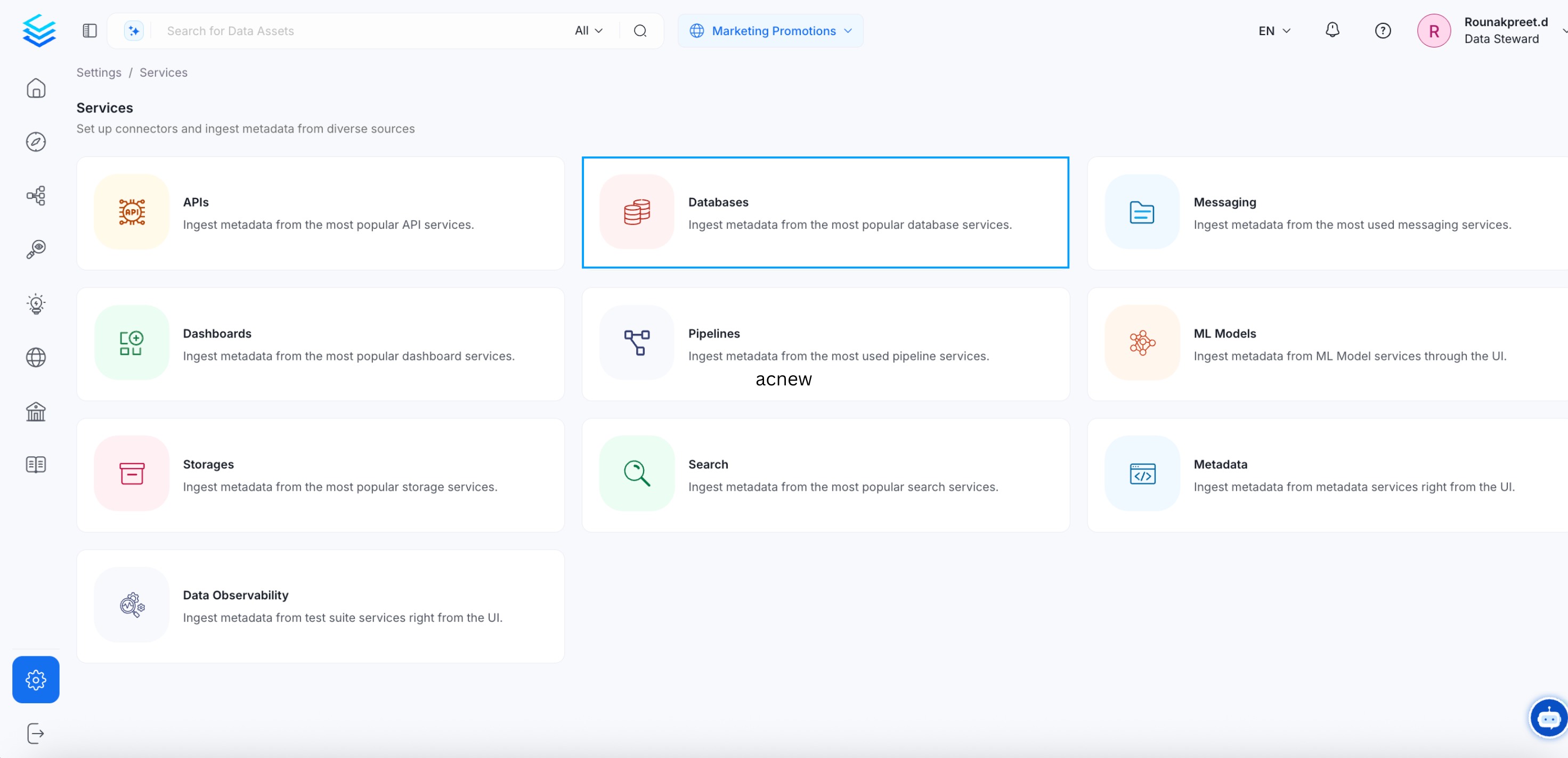 Create a Service Connection