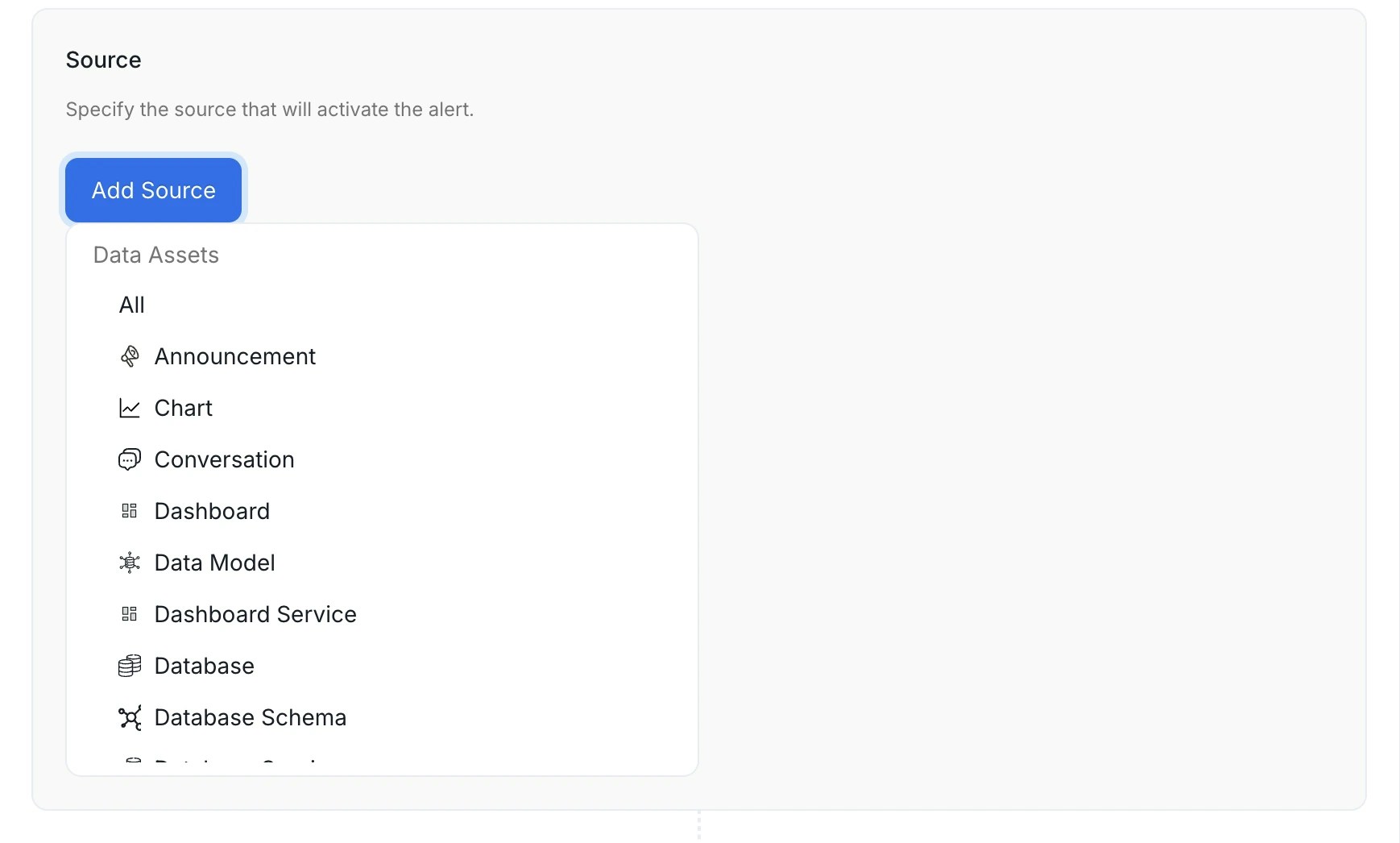 Select the Source Resource for System Notifications