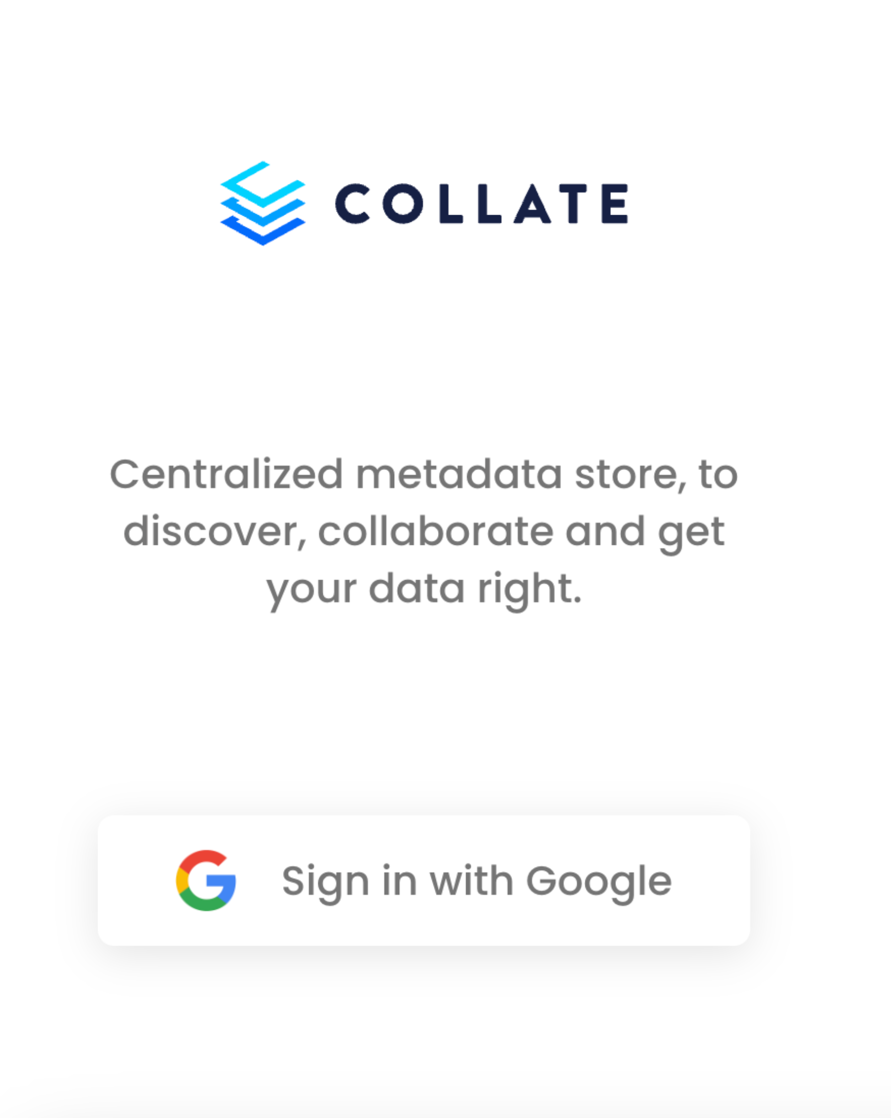Sandbox Quickstart | Collate Sandbox Environment - Collate Documentation