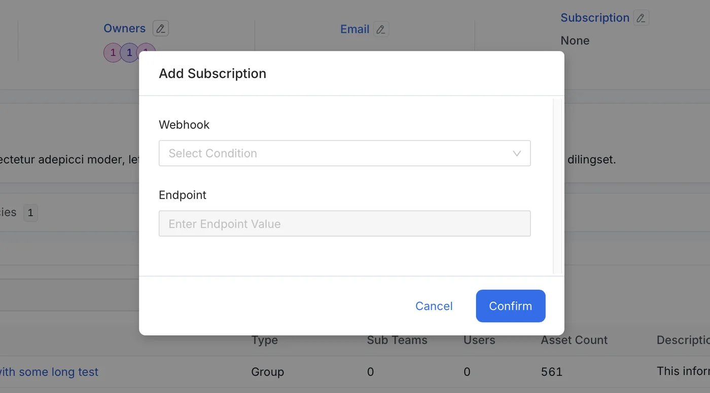 Add Subscription dialog