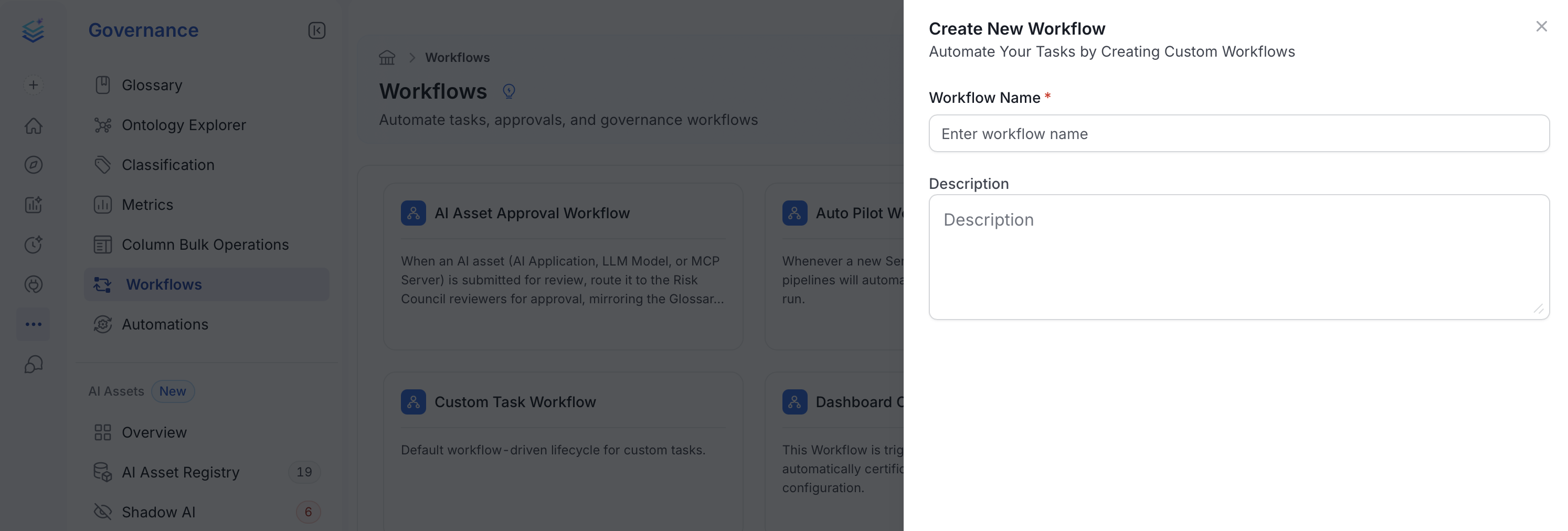Create Workflow