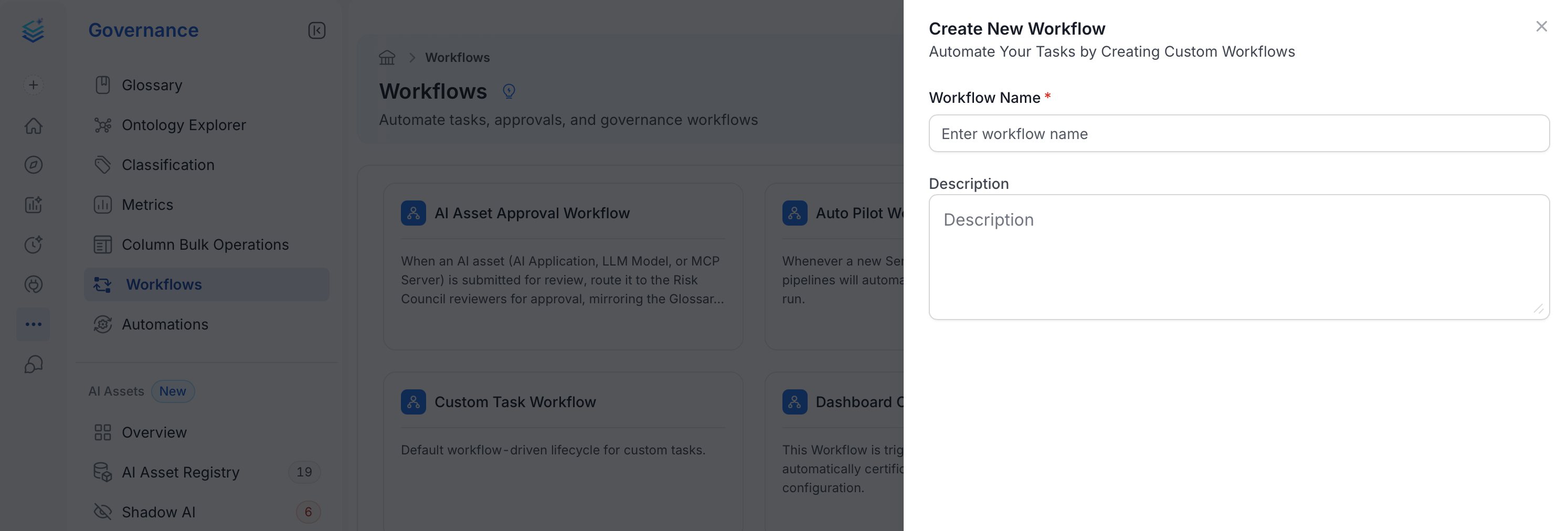 Create Workflow