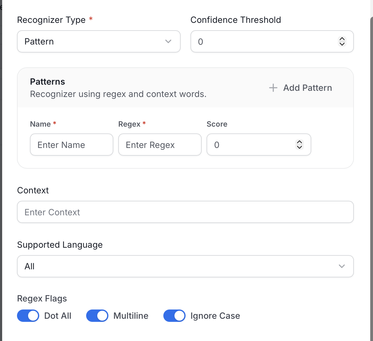 Pattern Recognizer