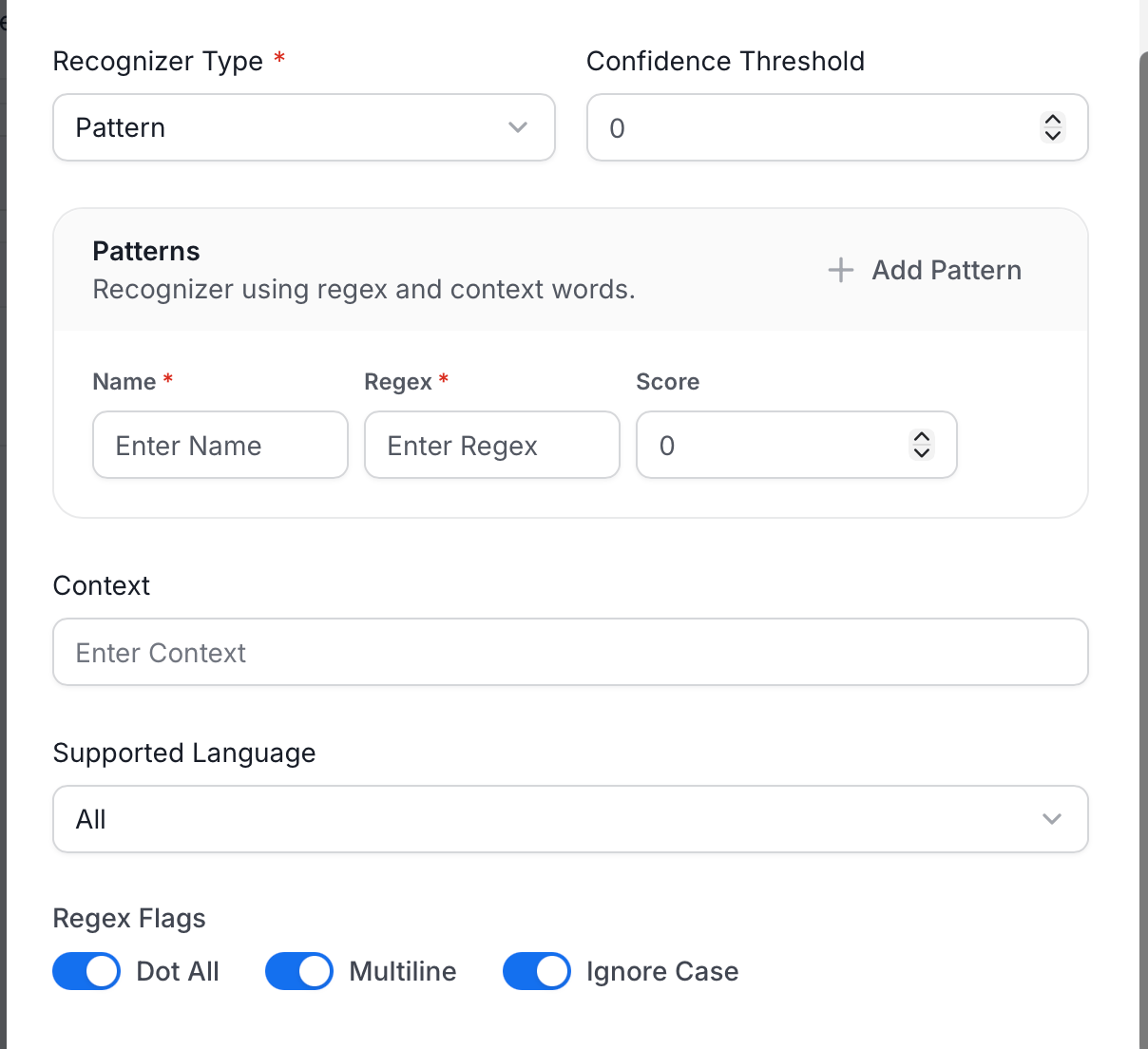 Pattern Recognizer