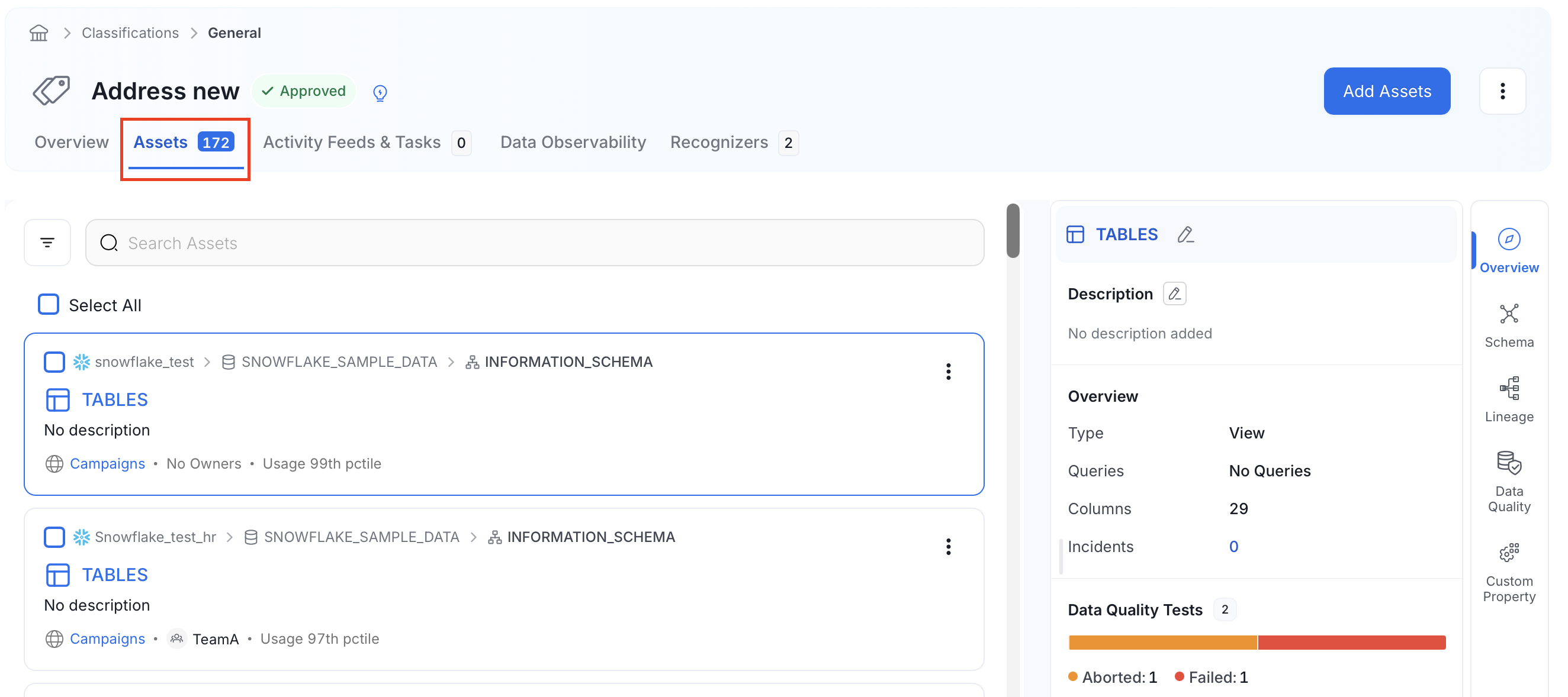 Discover the Tagged Data Assets