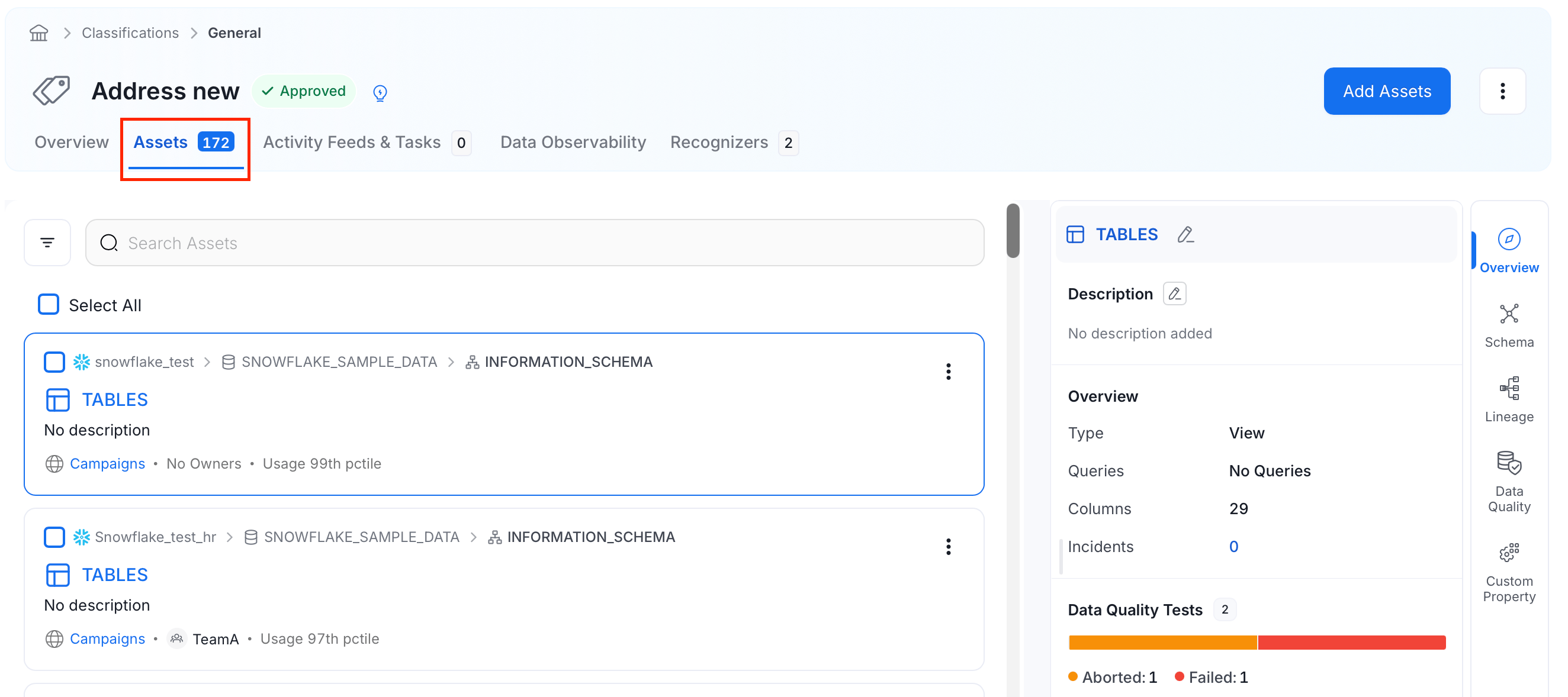 Discover the Tagged Data Assets