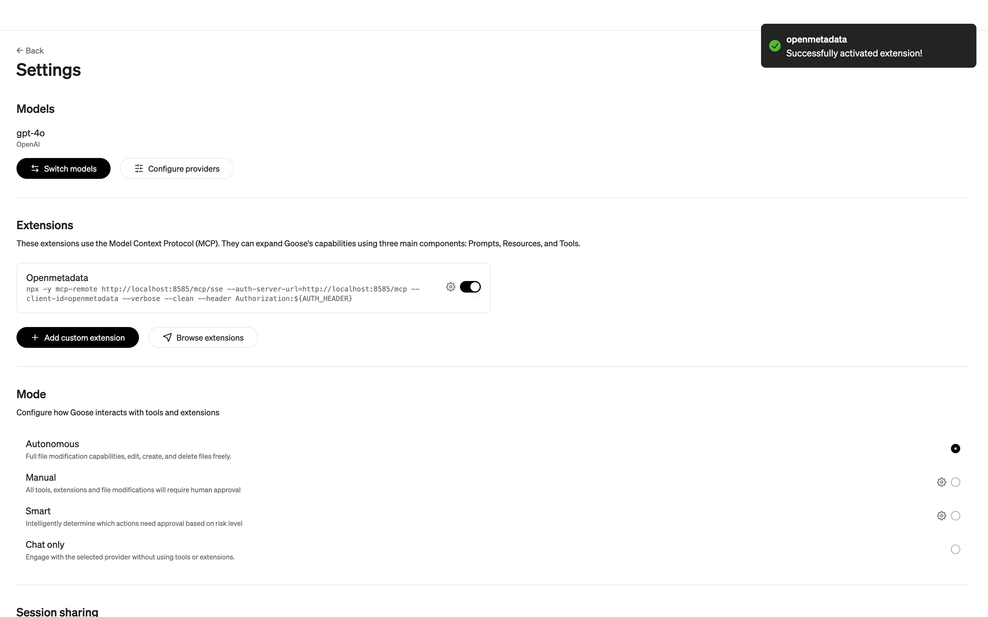 Collate successfully added