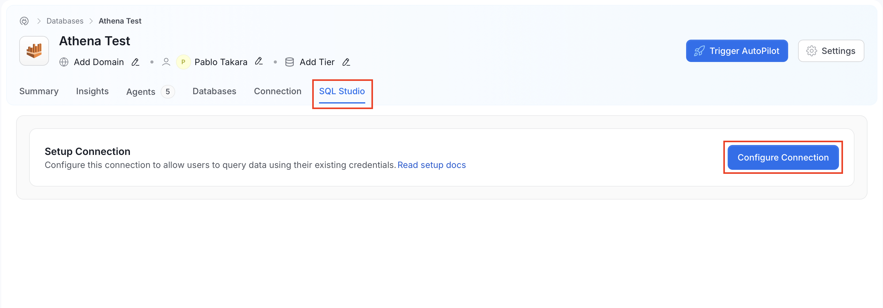 Configure Connection