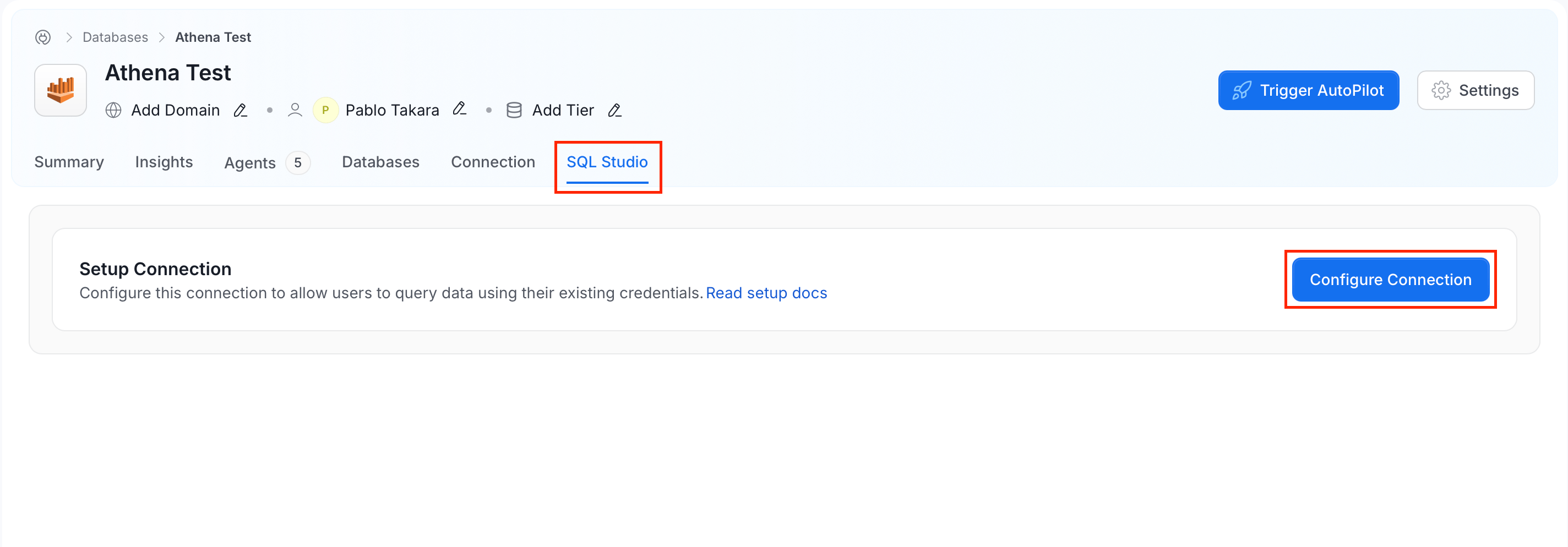 Configure Connection