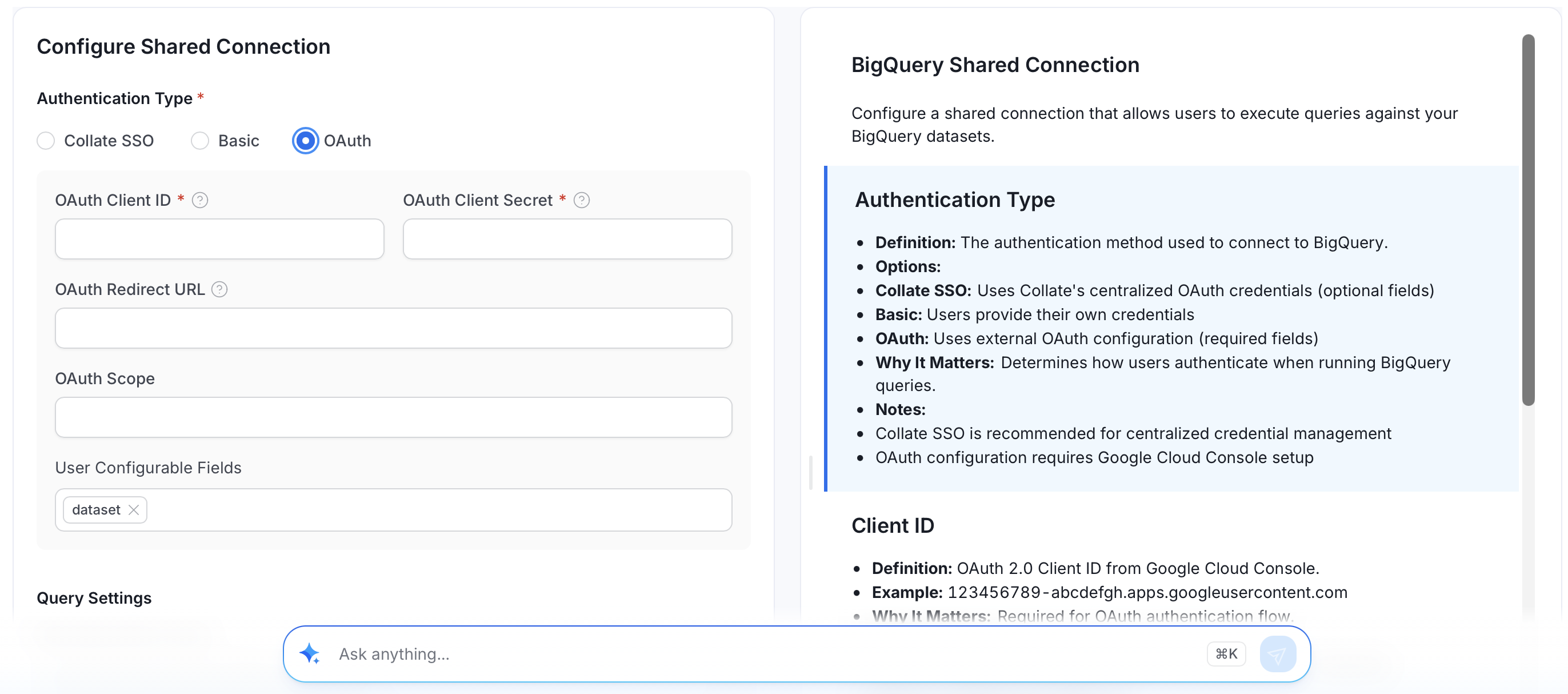 OAuth Configuration