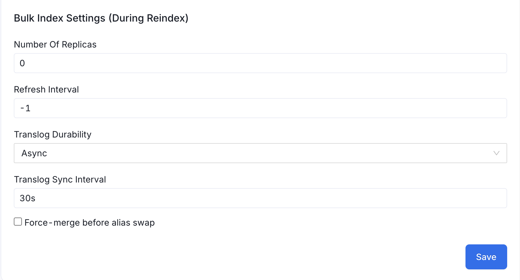 Search Indexing configuration, part 4