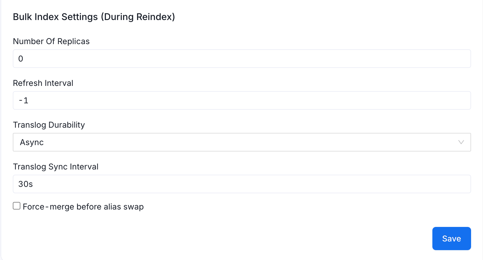 Search Indexing configuration, part 4
