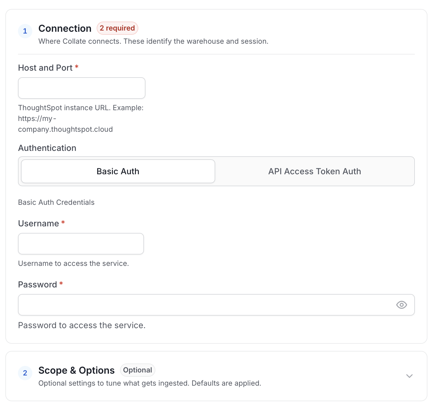 Configure Service Connection
