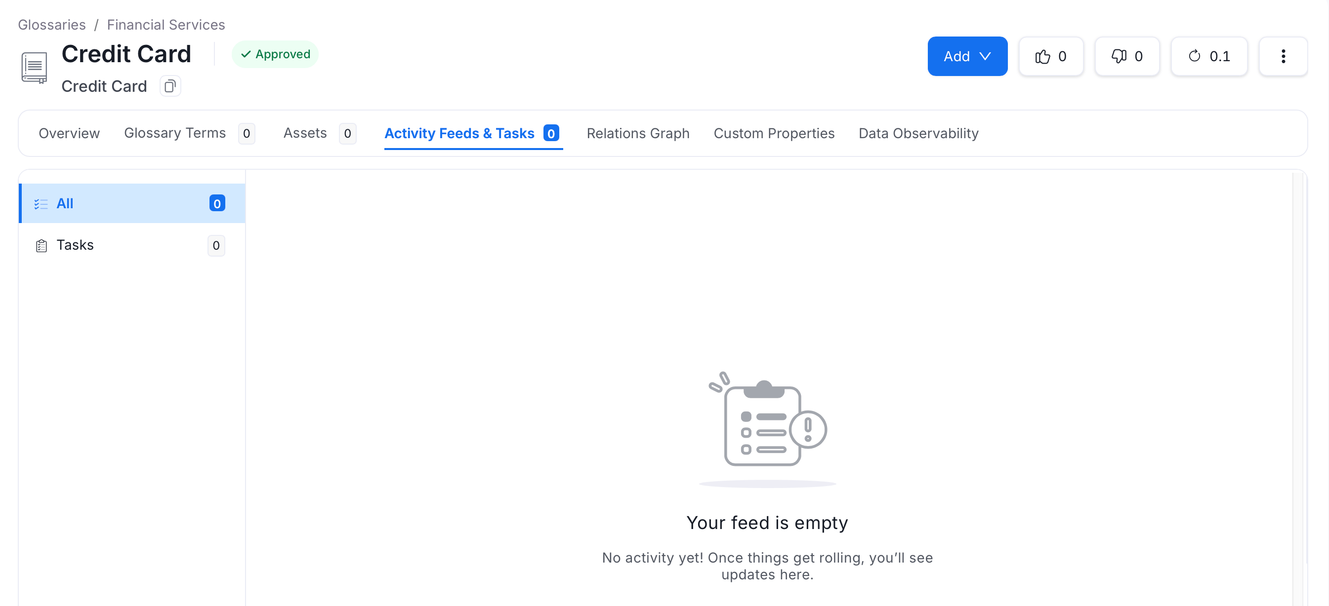 Activity Feeds and Tasks Tab