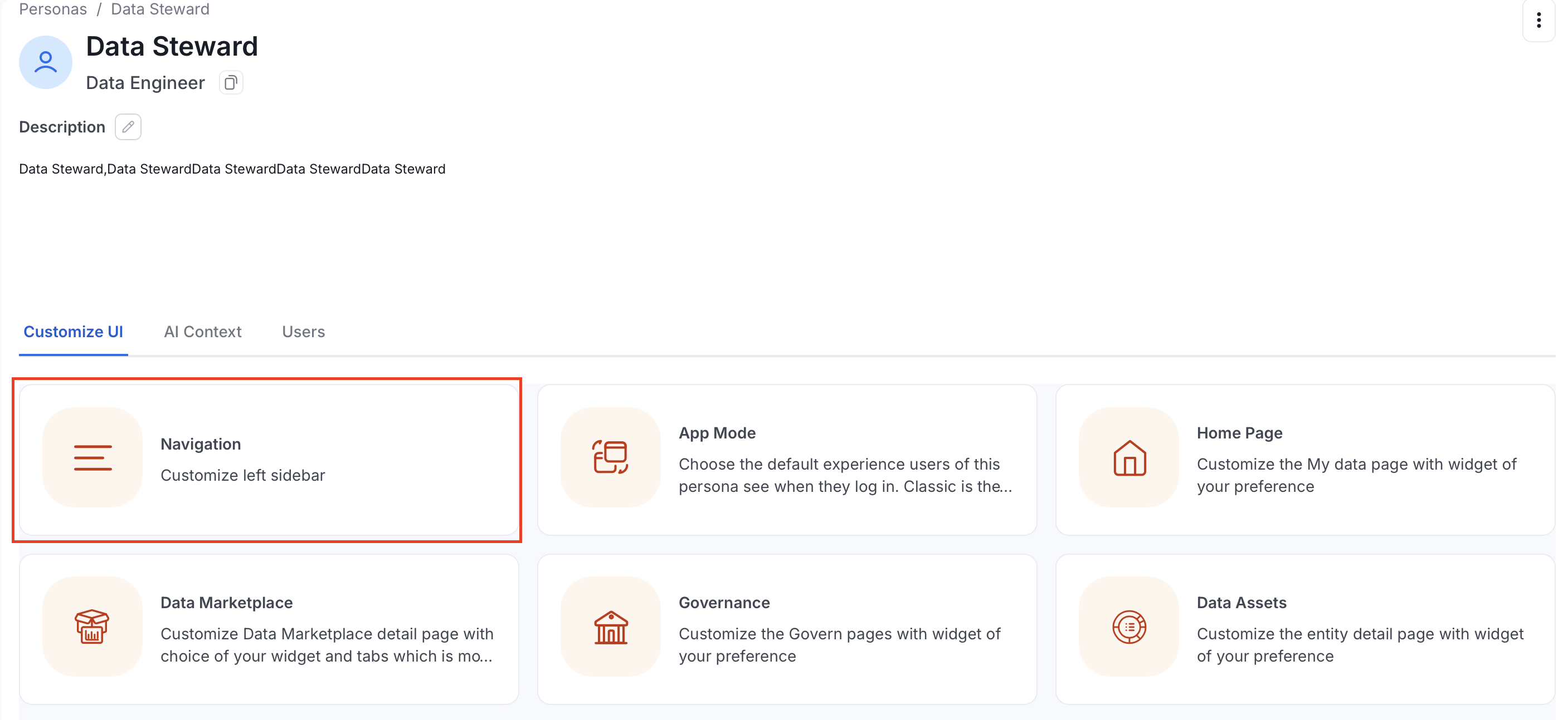 Navigate to Navigation Settings