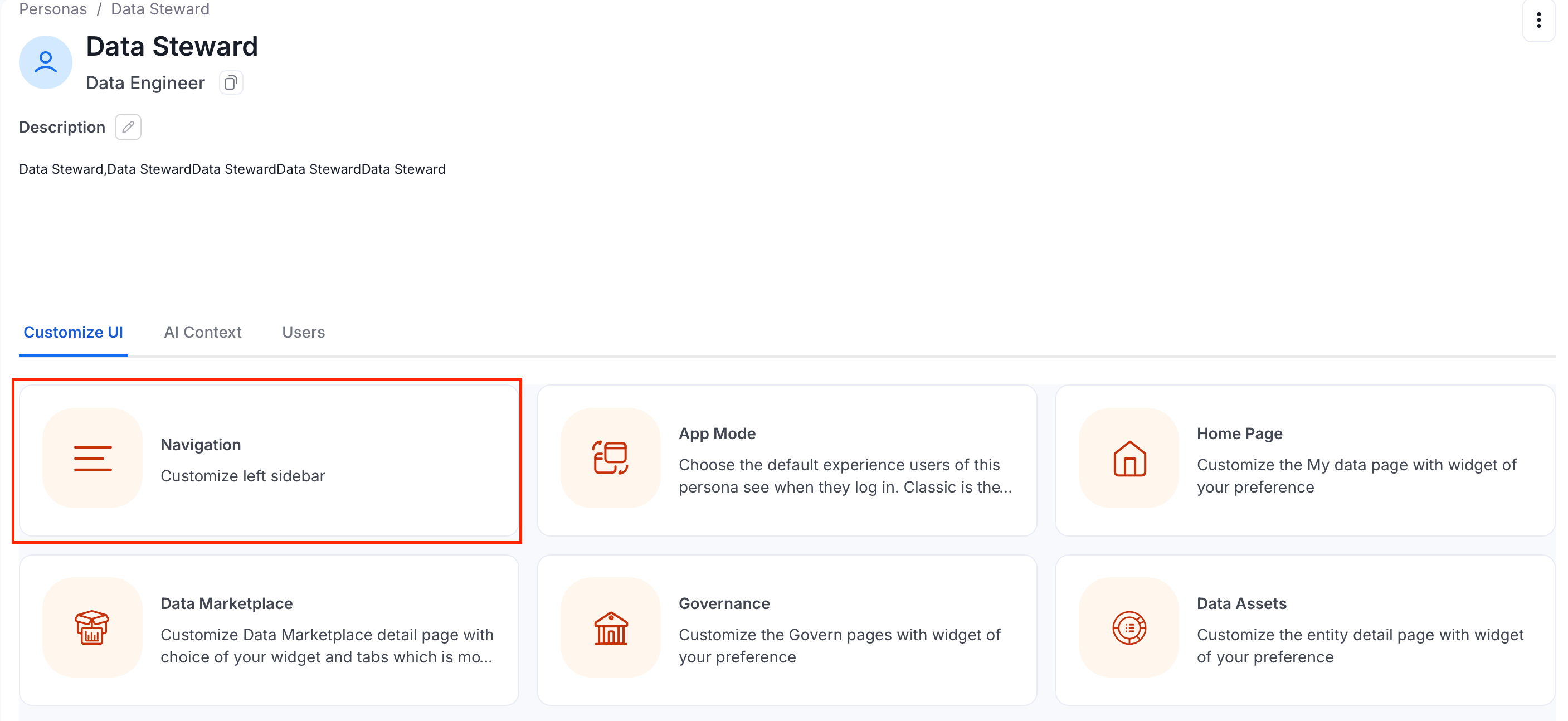 Navigate to Navigation Settings