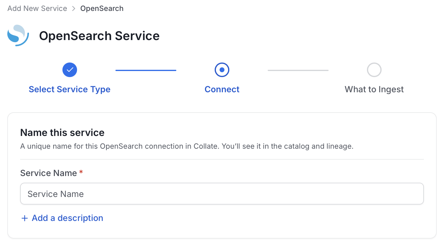 Add New Service Name