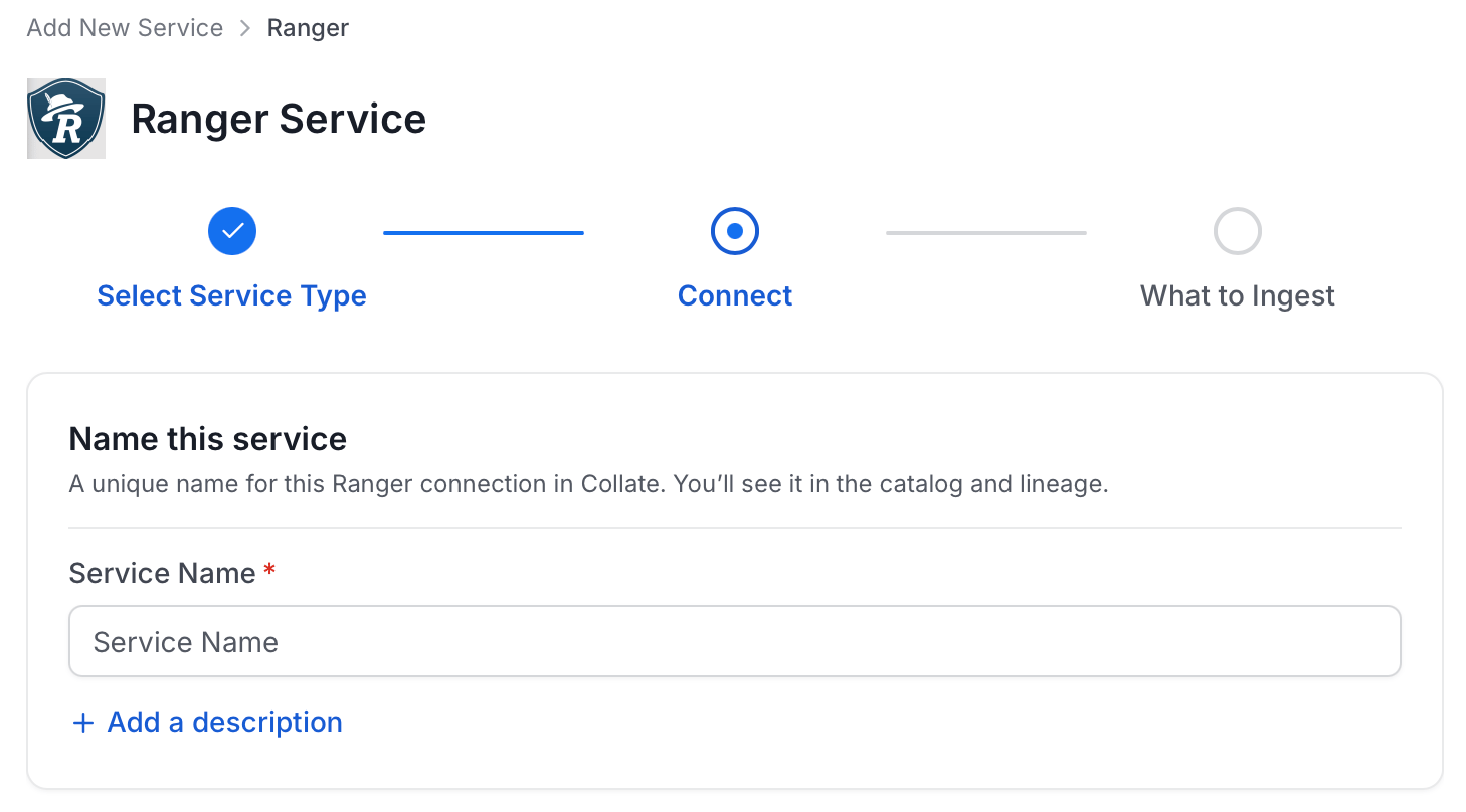 Add New Service Name