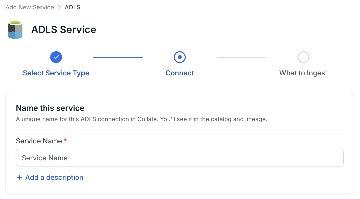 Add New Service Name