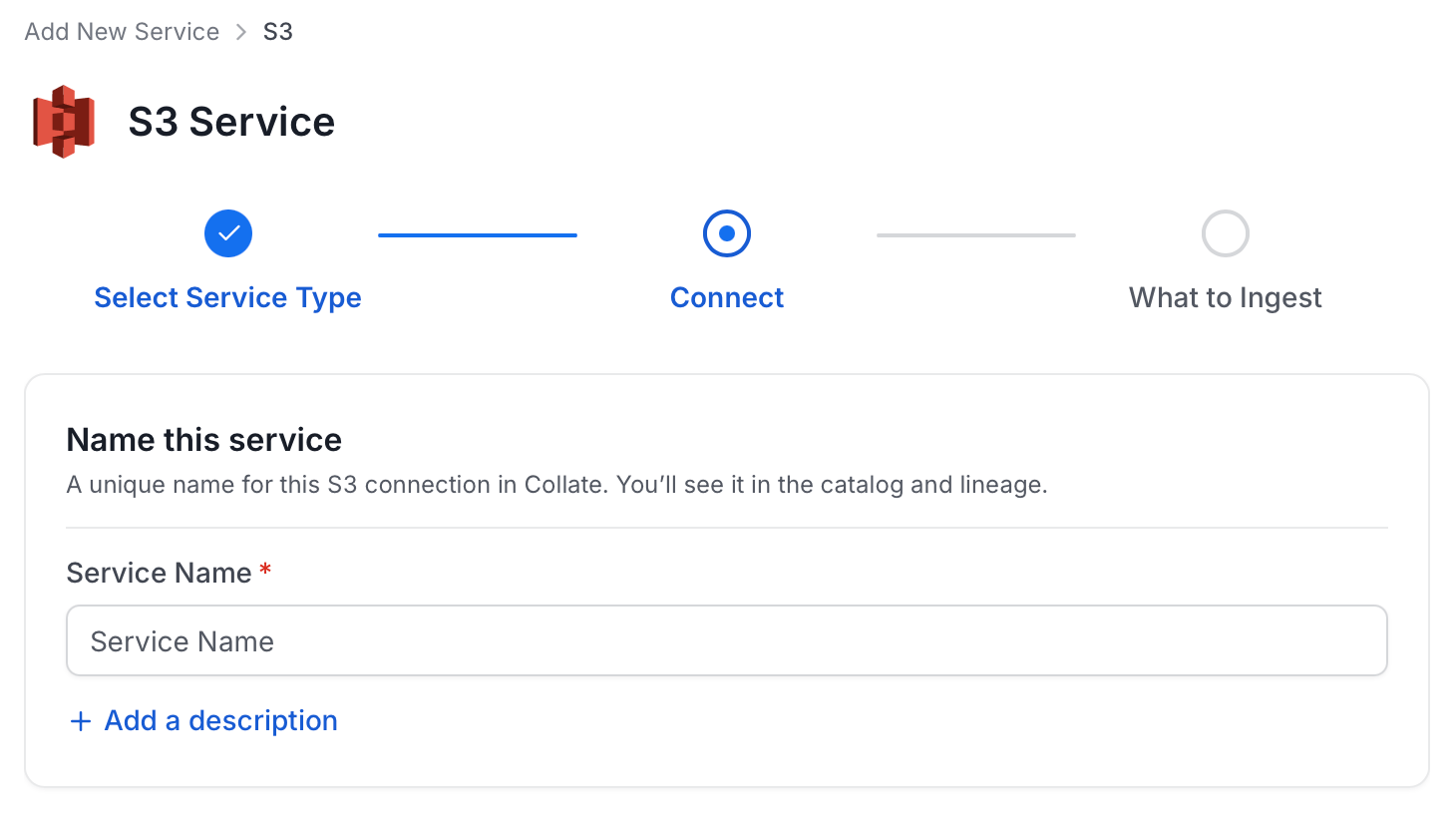 Add New Service Name