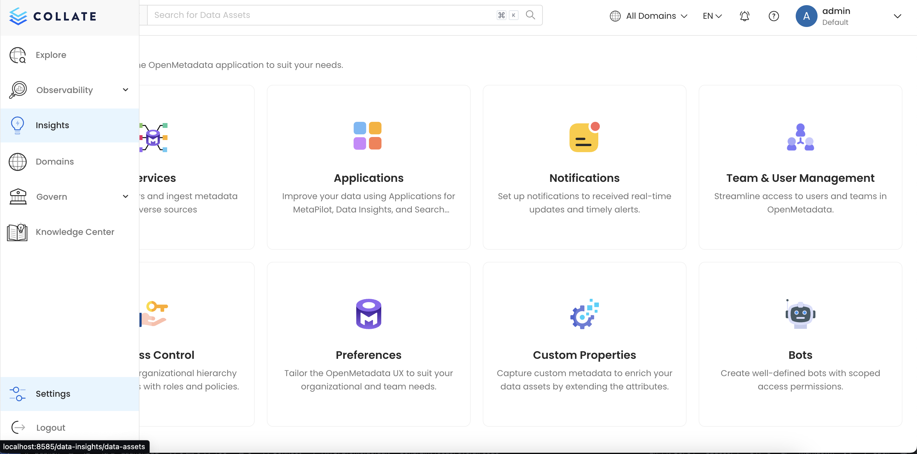 Navigate to Insights