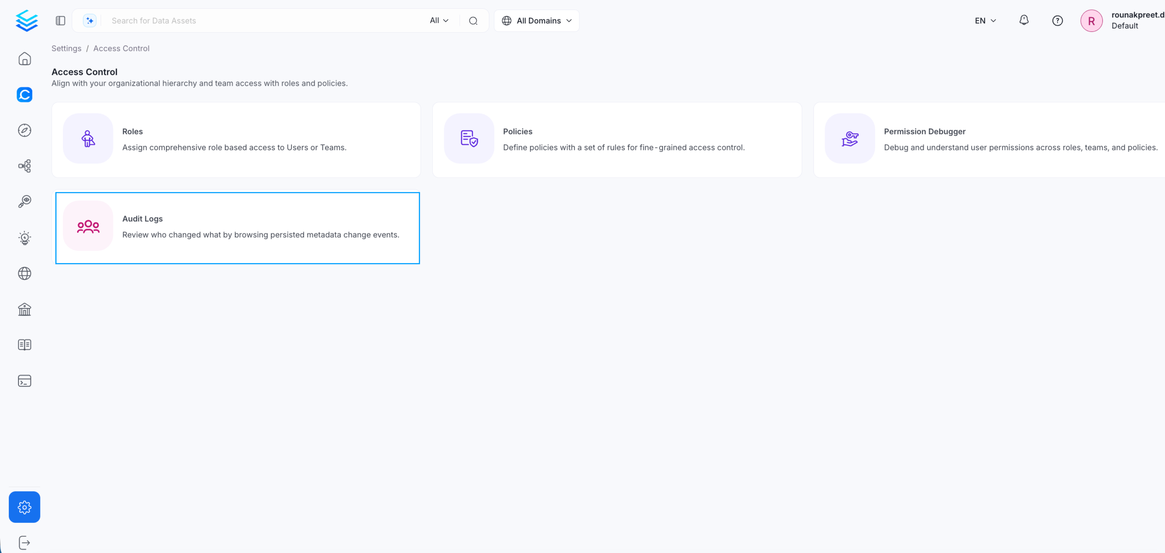 Audit Logs | Collate Admin Guide - Collate Documentation