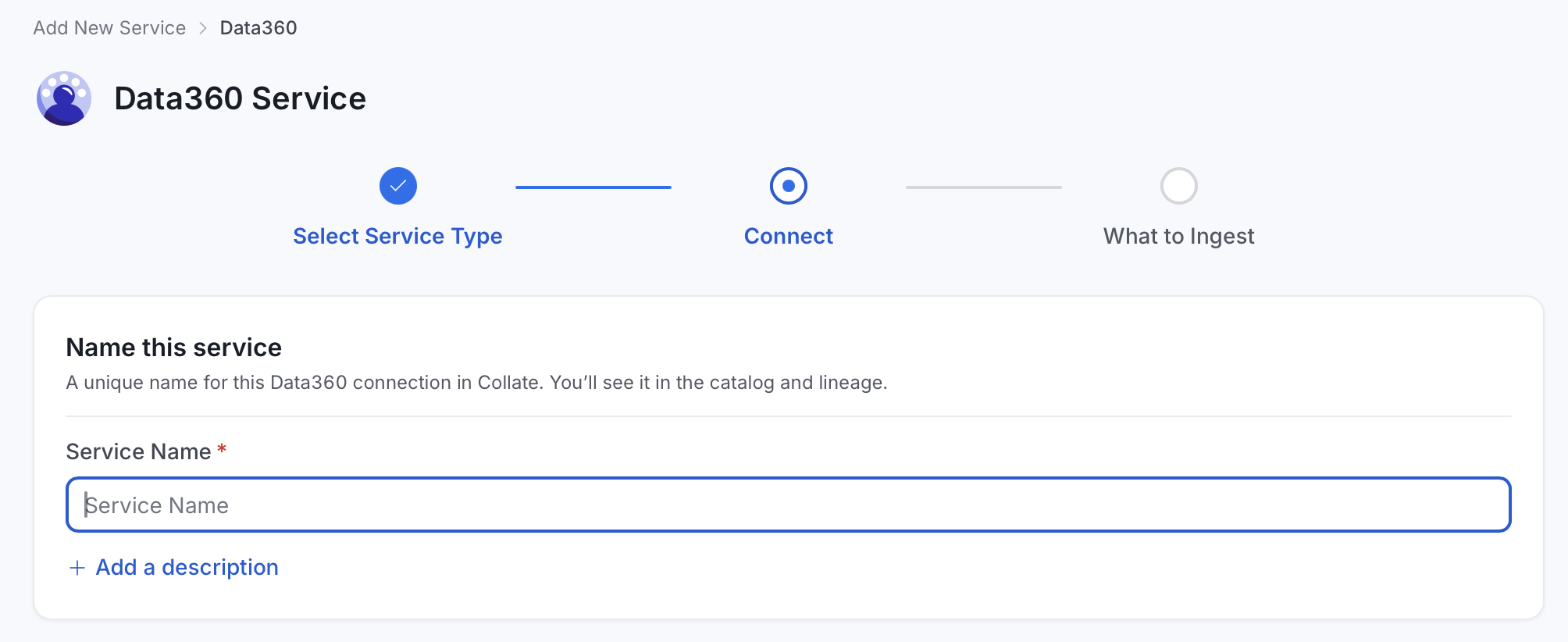 Add New Service Name