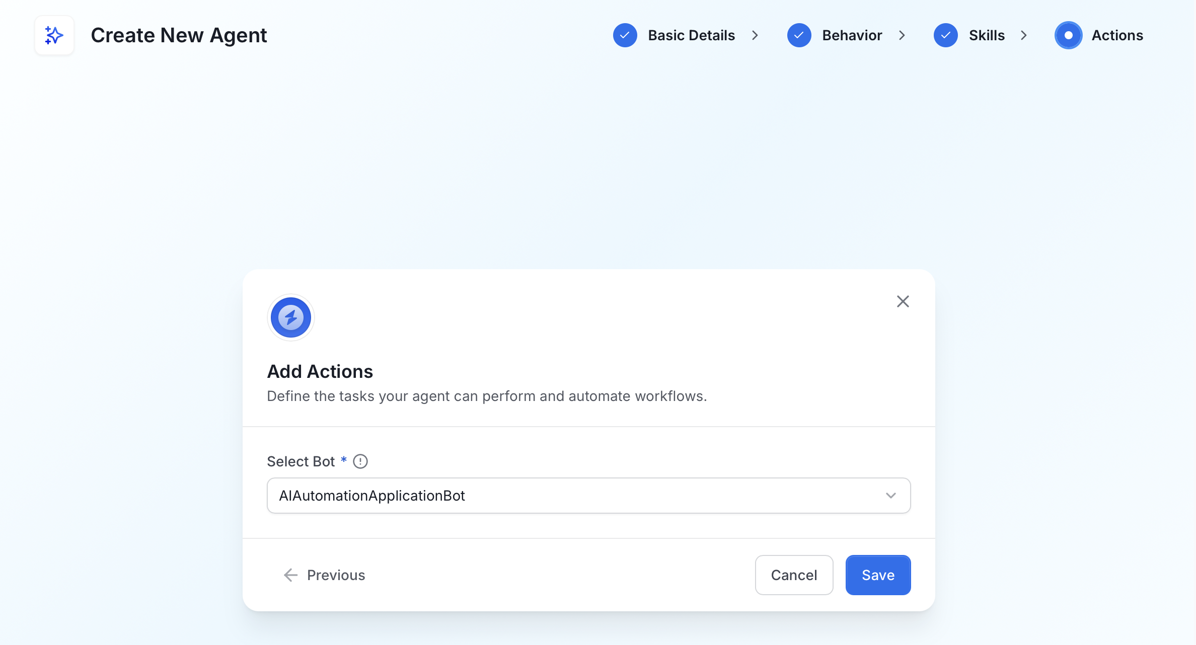 Agent Actions