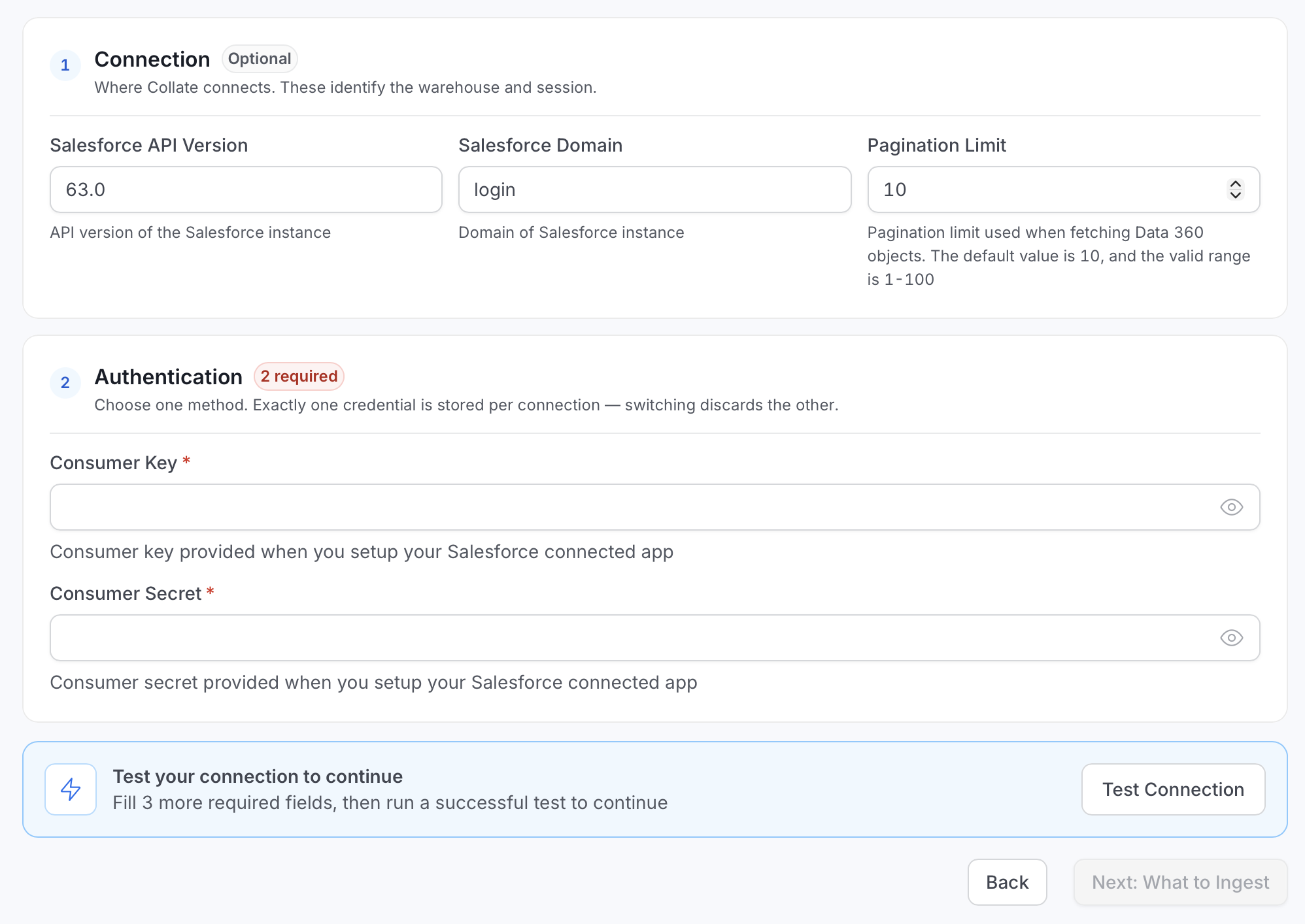 Configure Service Connection