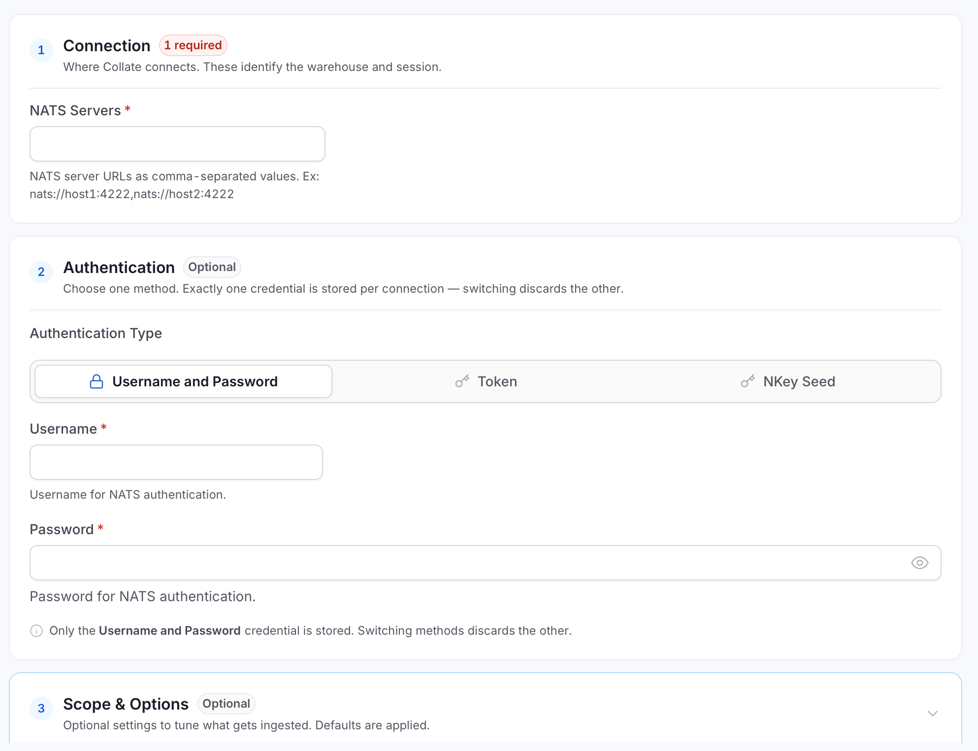 Configure Service Connection